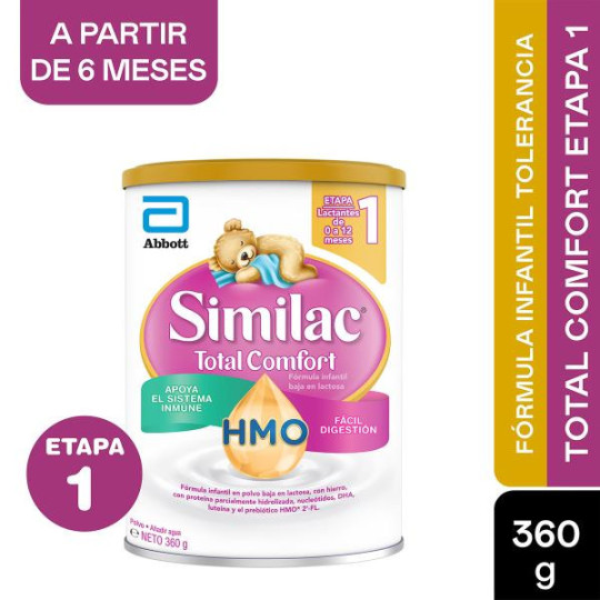 SIMILAC 1 TOTAL COMFORT HMO 360 GR LECHES EN POLVO 