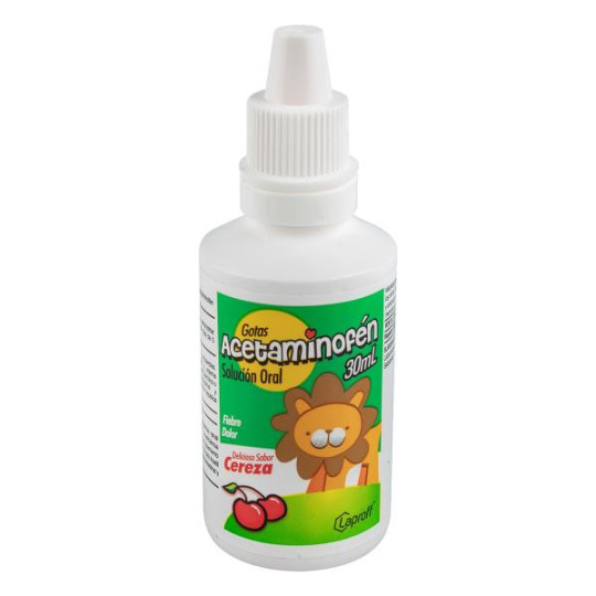 ACETAMINOFEN 100 MG GOTAS 30 ML LP ACETAMINOFEN 