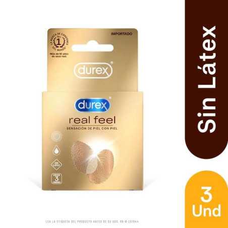 CONDONES DUREX REAL FEEL 3 UDS 