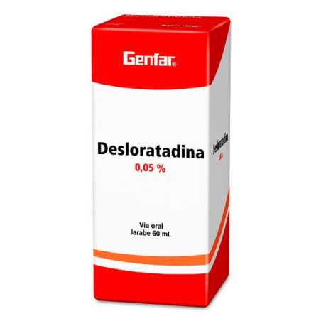 DESLORATADINA 0.05 MG JARABE 60 ML GF DESLORATADINA