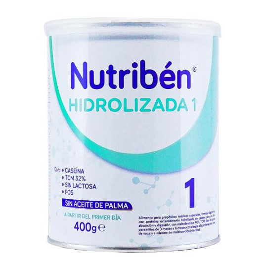 NUTRIBEN HIDROLIZADA 1 400 GR LECHES EN POLVO