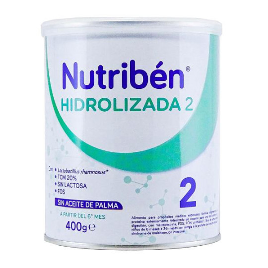 NUTRIBEN HIDROLIZADA 2 400 GR LECHES EN POLVO
