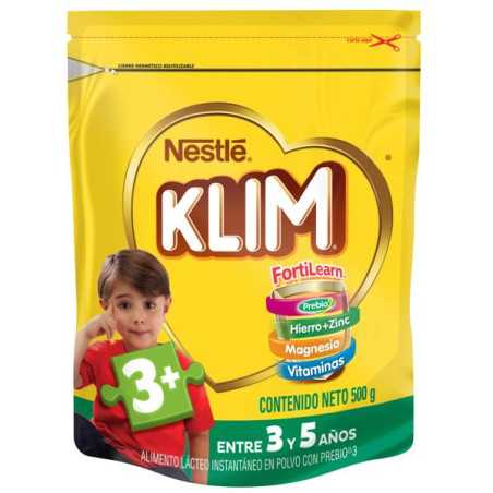 KLIM 3 500 GR BOLSA LECHES EN POLVO