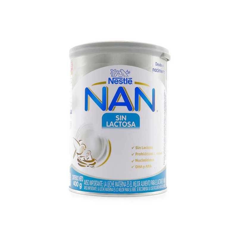 NAN SIN LACTOSA 400 GR LECHES EN POLVO