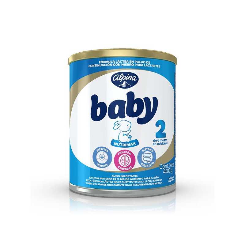 ALPINA BABY NUTRIMAX ET.2 400 G LECHES EN POLVO
