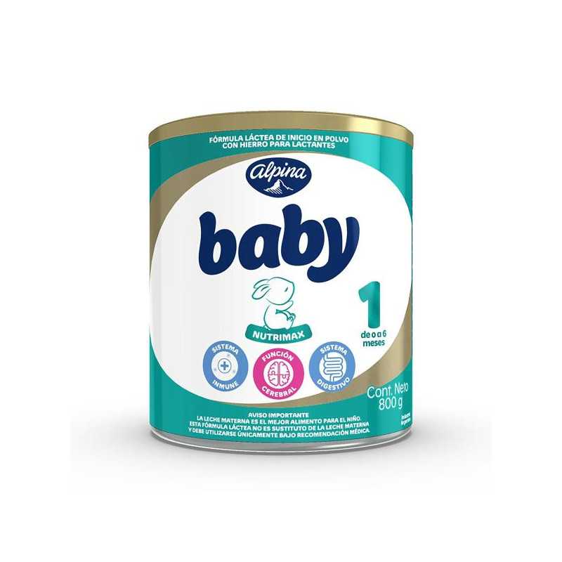 ALPINA BABY NUTRIMAX ET.1 800 G LECHES EN POLVO