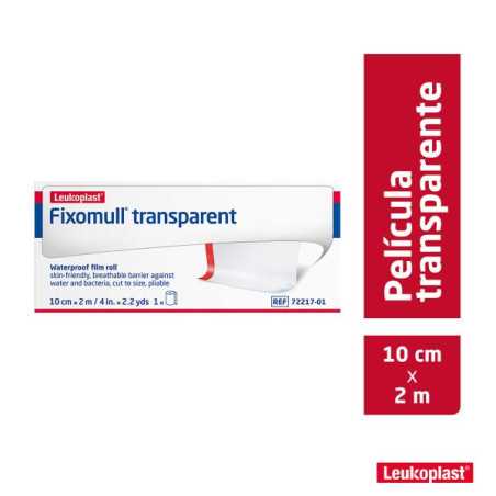FIXOMULL TRANSPARENTE 10 CM 2 MTS ESPARADRAPOS
