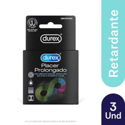 PRESERVAT.DUREX PLACER PROLONGADO 3 UDS PRESERVATIVOS