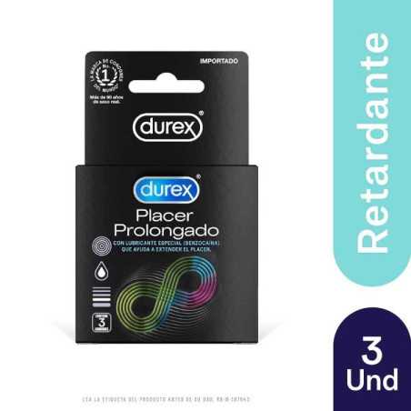 PRESERVAT.DUREX PLACER PROLONGADO 3 UDS PRESERVATIVOS