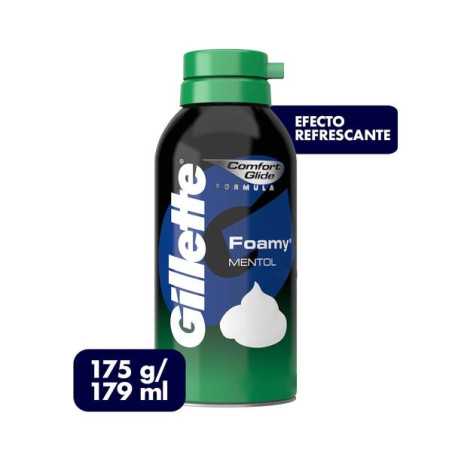 ESPUMA DE AFEITAR FOAMY MENTHOL 175 GR ESPUMAS