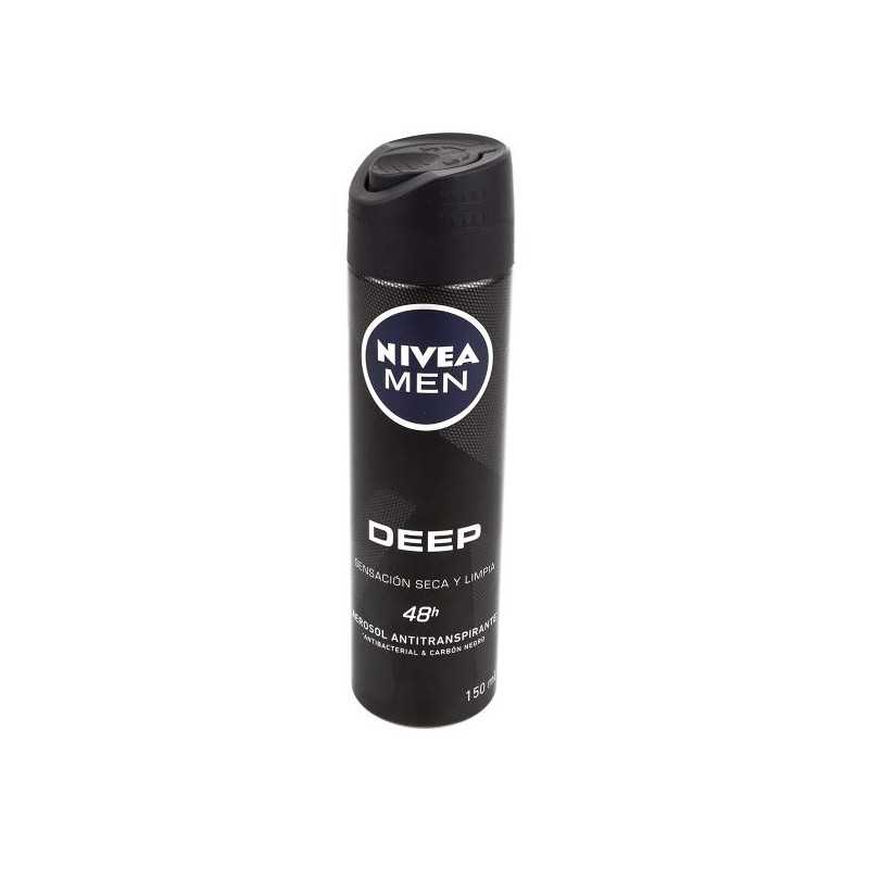 DTE.NIVEA MEN DEEP AEROSOL 150 ML 