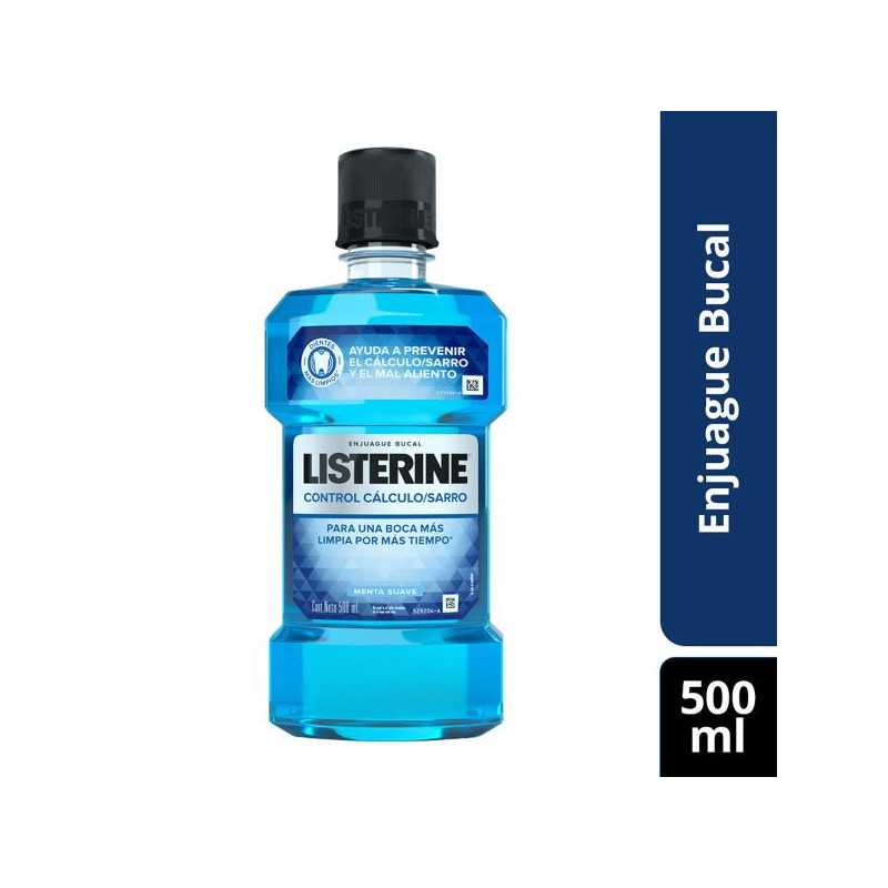 LISTERINE CONTROL CALCULO 500 ML ENJUAGUE BUCAL