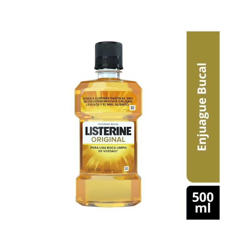LISTERINE ORIGINAL LIQUIDO 500 ML ENJUAGUE BUCAL
