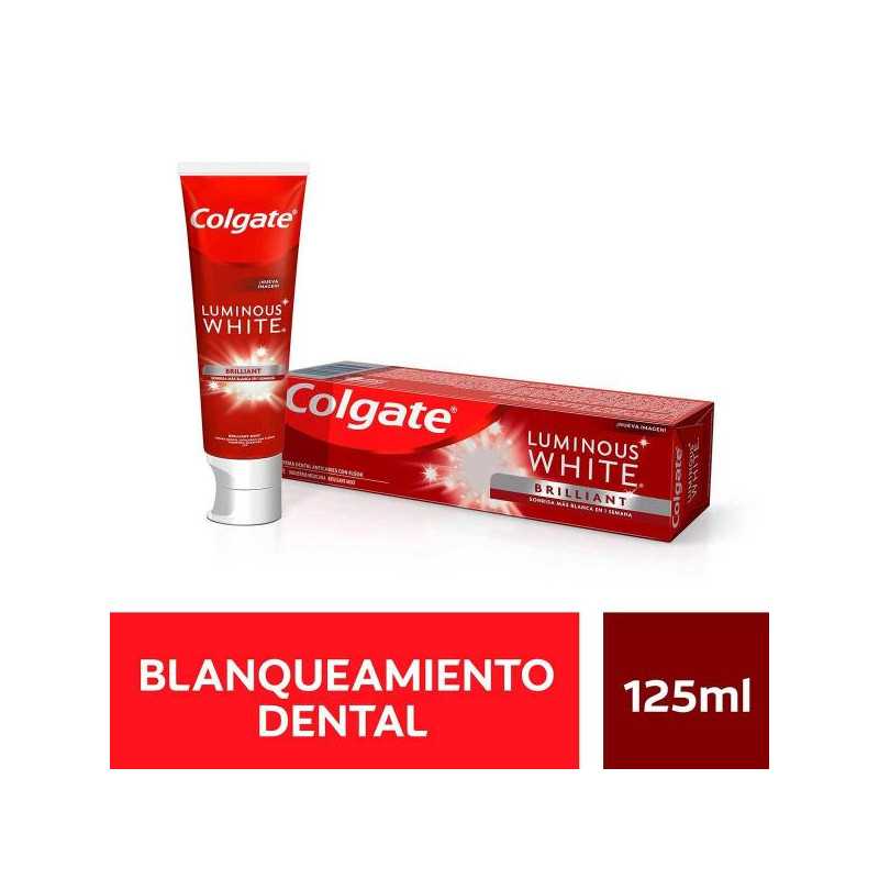 CRE.DEN.COLGATE LUMINOUS WHITE 125 ML CREMAS