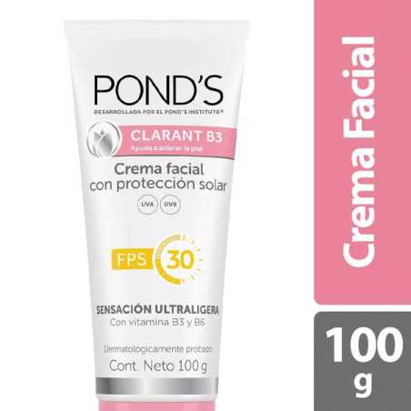 CREMA PONDS CLARANT B3 FPS30 100 GRAMOS 