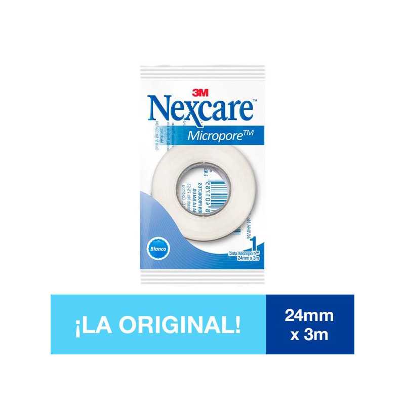 MICROPORE 3M BLANCO (M-24 X 5) BOLSA