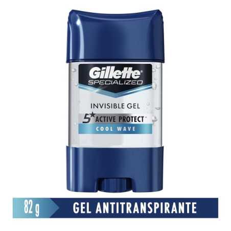DTE.GILLETTE GEL COOL WAVE 82 GR GELES 
