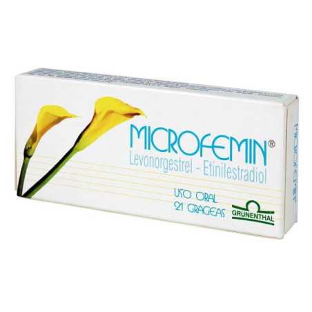 MICROFEMIN 21 TABLETAS LEVONORGESTREL