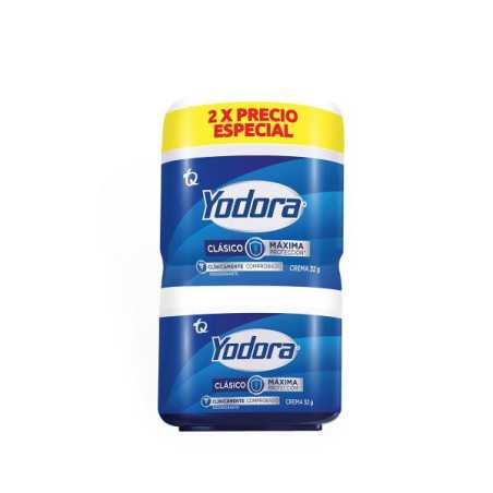 2 DTE.YODORA CREMA 32 GR PRECIO ESPECIAL CREMAS