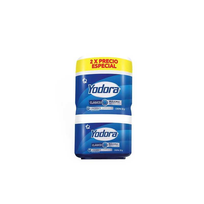 2 DTE.YODORA CREMA 32 GR PRECIO ESPECIAL CREMAS