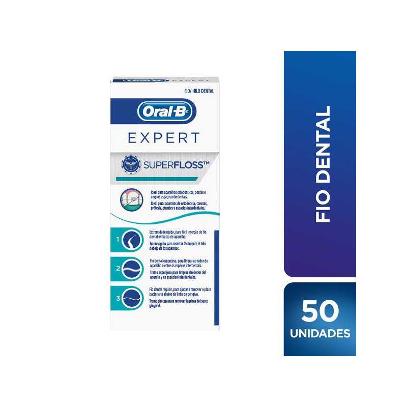 SEDA DENTAL ORAL B SUPER FLOSS 50 UDS SEDAS