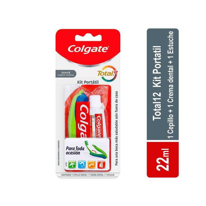 KIT VIAJERO COLGATE CEPILLO CREMA 22ML CEPILLO DENTAL