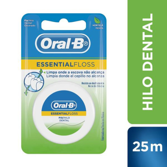 SEDA DENTAL ORAL-B ESS.FLOSS MENTA 25MTS SEDAS