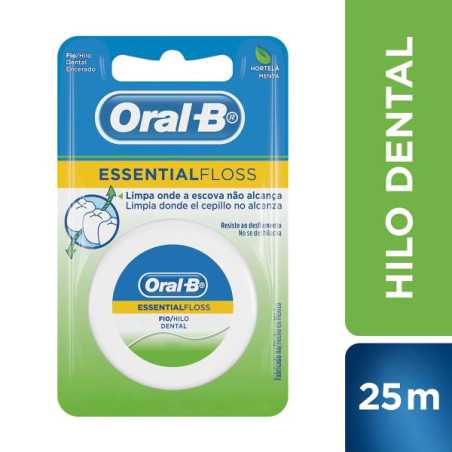 SEDA DENTAL ORAL-B ESS.FLOSS MENTA 25MTS SEDAS