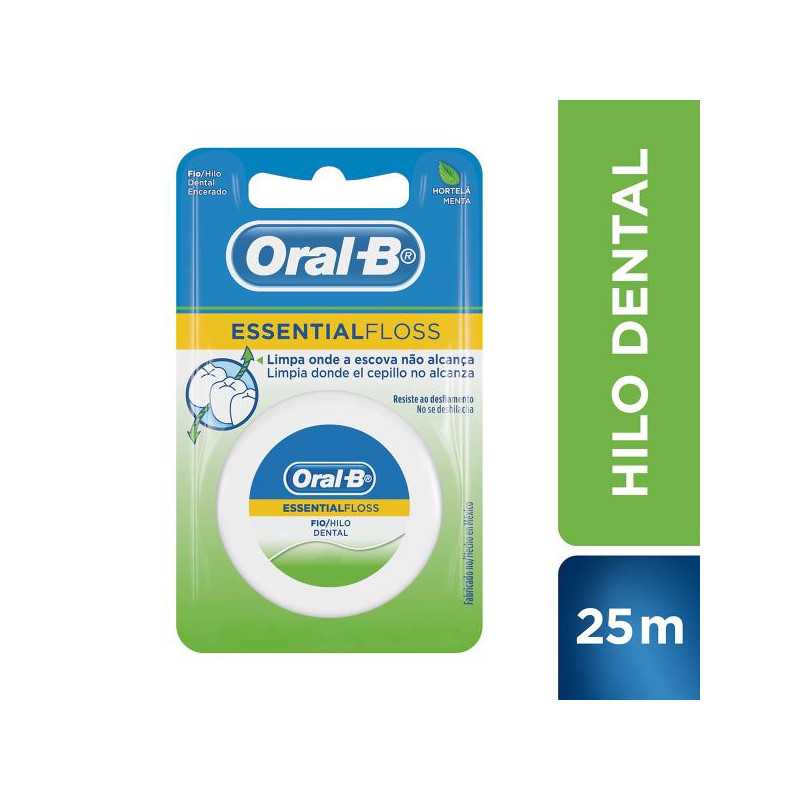 SEDA DENTAL ORAL-B ESS.FLOSS MENTA 25MTS SEDAS
