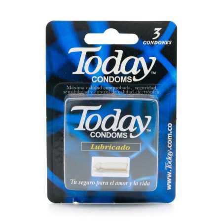 PRESERVAT.TODAY LUBRICADO 3 UDS PRESERVATIVOS