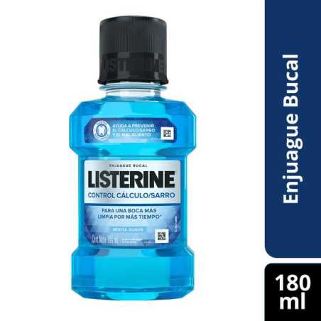 LISTERINE CONTROL CALCULO 180 ML ENJUAGUE BUCAL