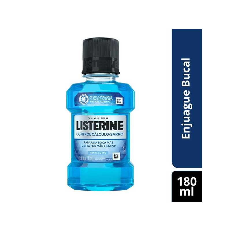 LISTERINE CONTROL CALCULO 180 ML ENJUAGUE BUCAL LISTERINE CONTROL CALCULO 180 ML ENJUAGUE BUCAL