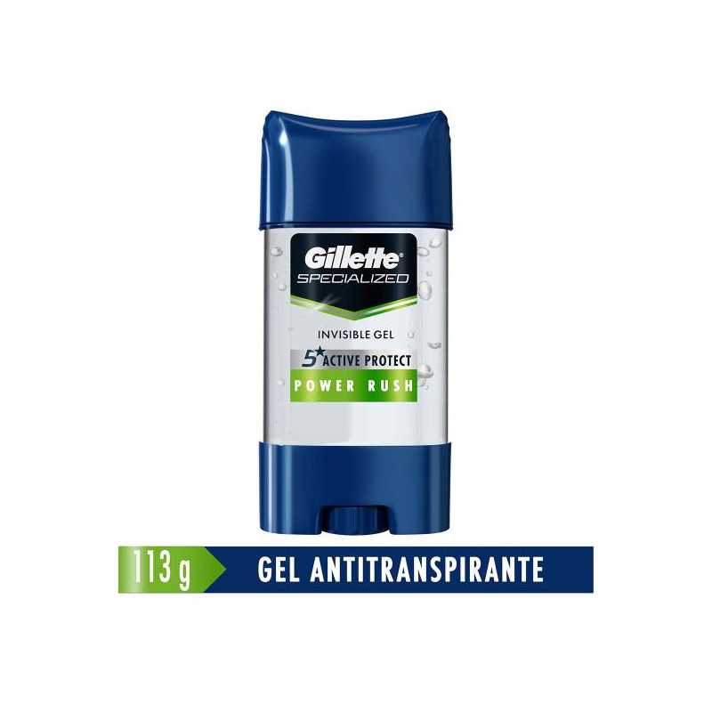 DTE.GILLETTE 3X GEL POWER RUSH 113 GR H GELES