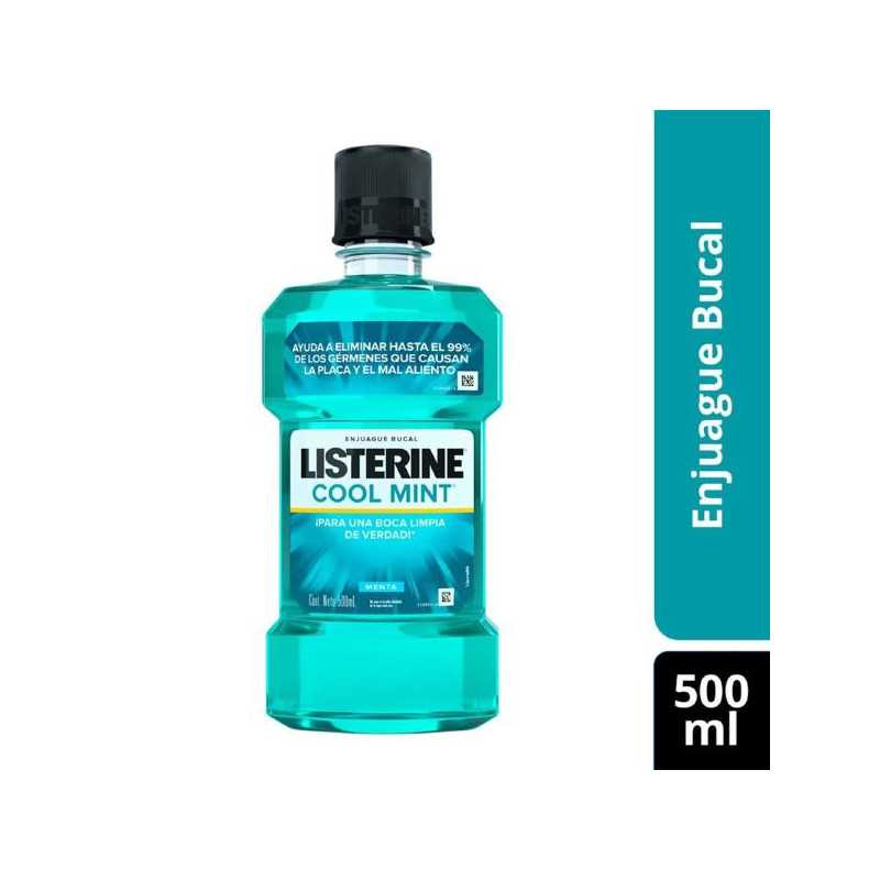 LISTERINE COOL MINT 500 ML ENJUAGUE BUCAL