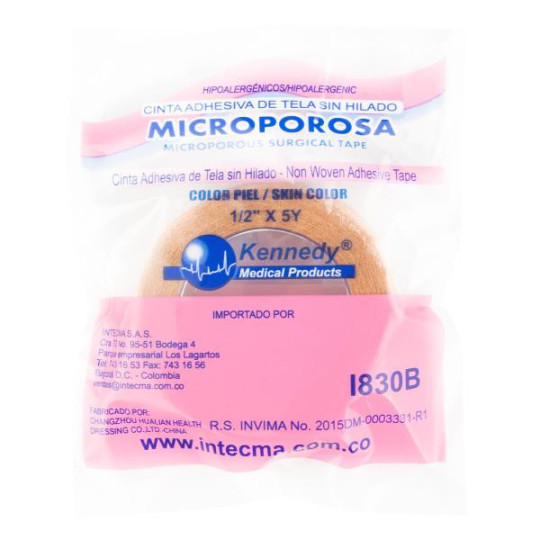 MICROPORE KENNEDY PIEL 1/2X5 BOLSA ESPARADRAPOS