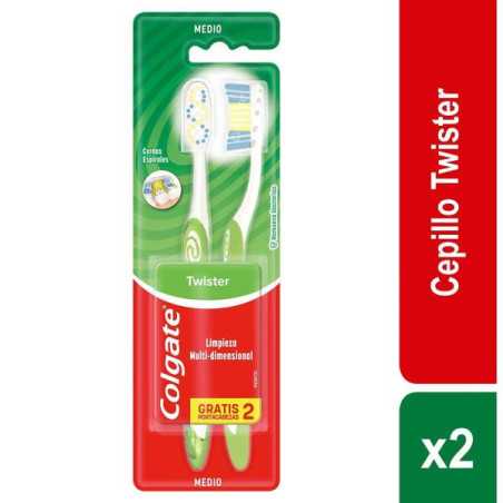 2 CEP.COLGATE TWISTER GTS 2 PORT.CABEZAS CEPILLOS