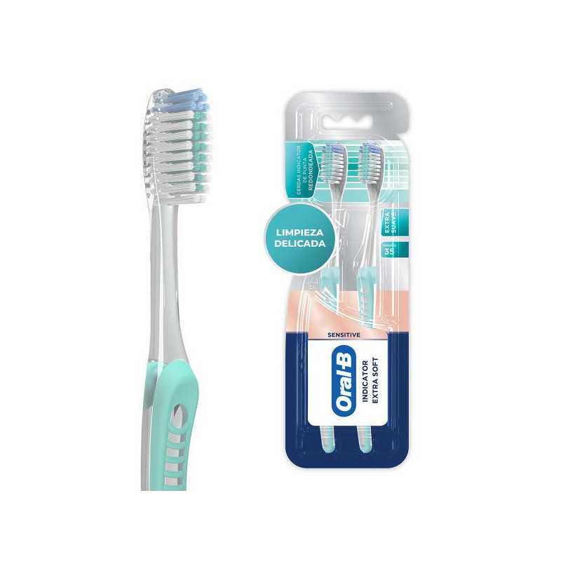CEP.DENTAL ORAL-B INDIC.EXTRA SUAVE 2PAC 