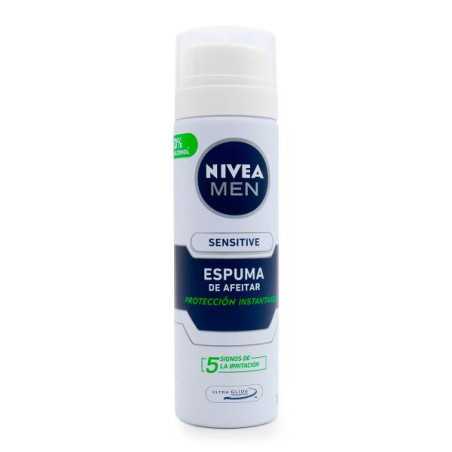ESPUMA DE AFEITAR NIVEA F.MEN SENS.200ML ESPUMAS
