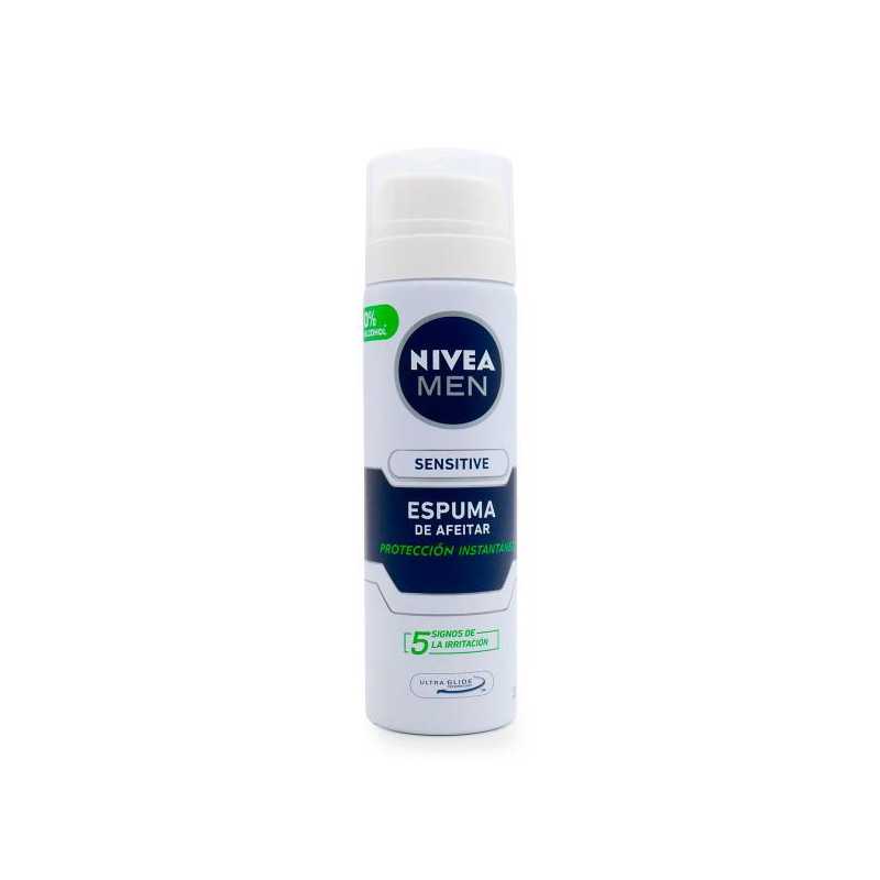 ESPUMA DE AFEITAR NIVEA F.MEN SENS.200ML ESPUMAS