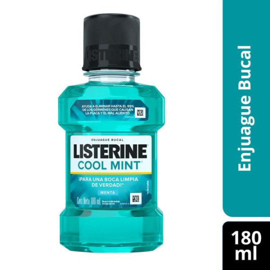 LISTERINE COOL MINT 180 ML ENJUAGUE BUCAL
