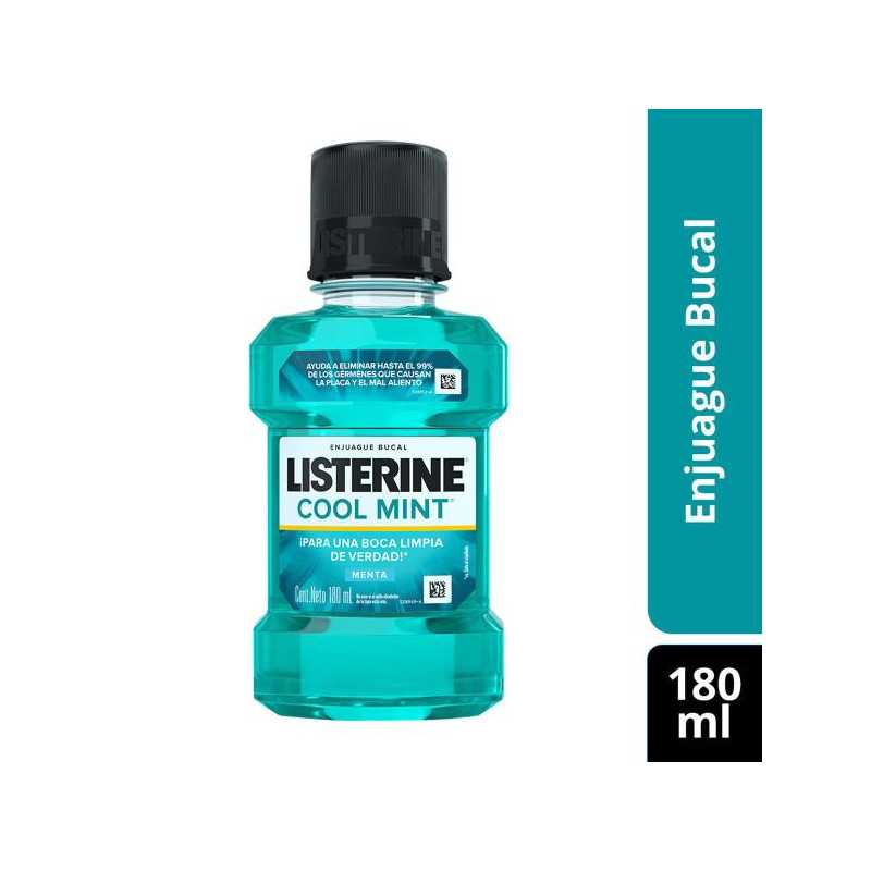 LISTERINE COOL MINT 180 ML ENJUAGUE BUCAL