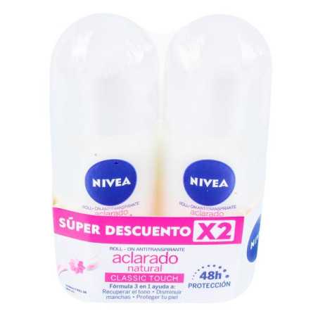 2 DTE NIVEA ROL.ACLA.NAT.50 ML M SUP.DTO 