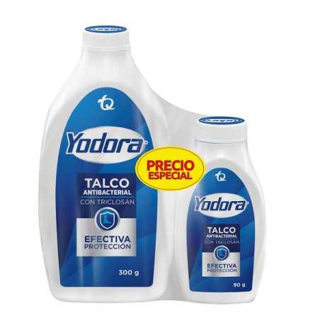 TALCO YODORA 300 GR 90 GR TALCOS