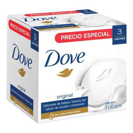 3 JAB.DOVE BLANCO JABONES