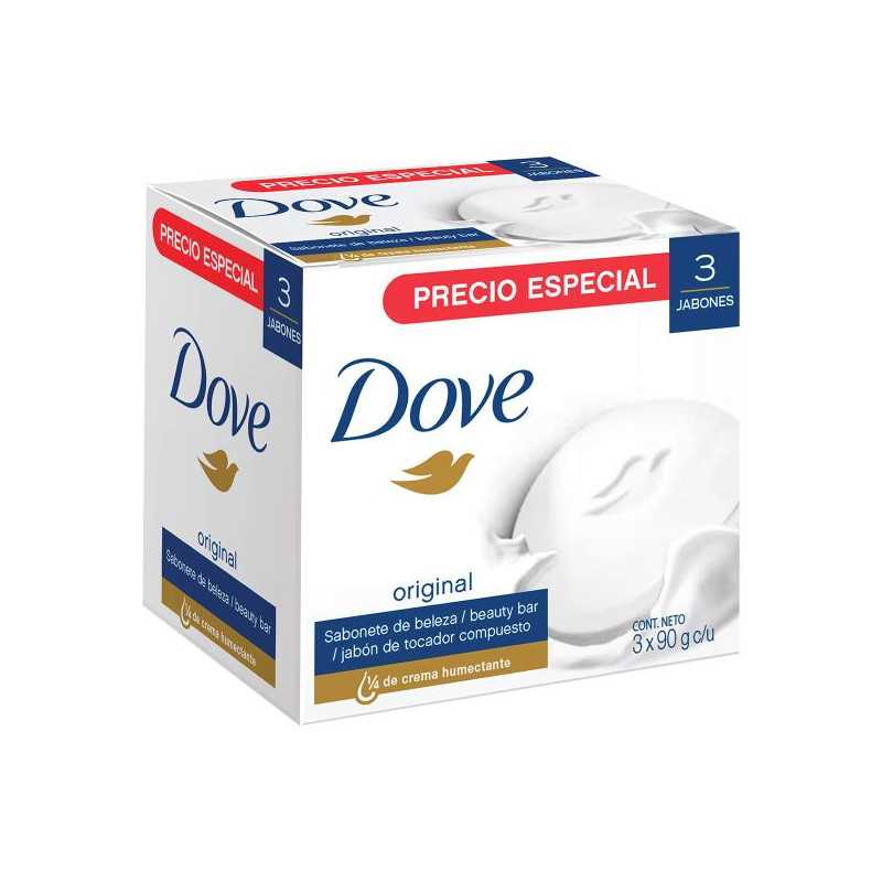 3 JAB.DOVE BLANCO JABONES