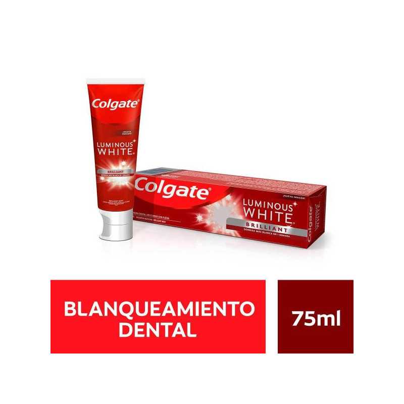 CRE.DEN.COLGATE LUMINOUS WHITE 75 GR CREMAS