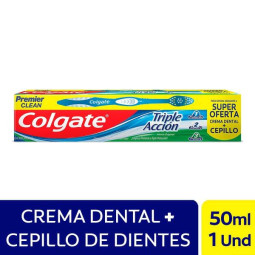 CRE.COLGATE TRI.ACC 50 GR CEP.PREMIER CL CREMAS