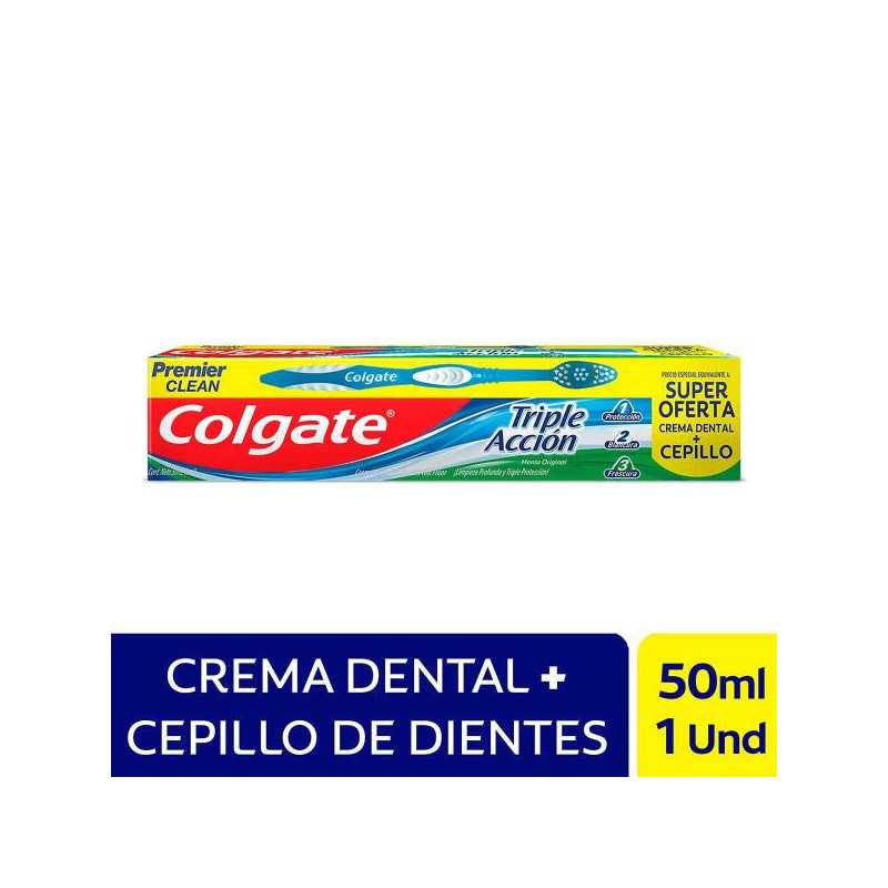 CRE.COLGATE TRI.ACC 50 GR CEP.PREMIER CL CREMAS