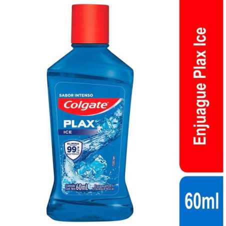ENJUAGUE COLGATE PLAX ICE 60 ML ENJUAGUE BUCAL