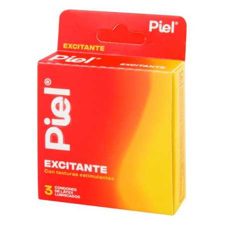 CONDON PIEL EXCITANTE 3 UDS PRESERVATIVOS